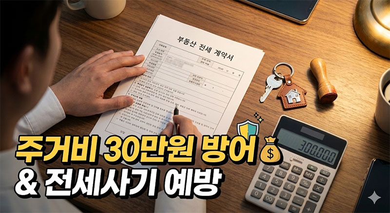 직장인이 정부 주거 지원금 대출을 통해 매달 주거비 30만원을 절약하고 전세사기를 완벽하게 예방한 실전 꿀팁 후기
