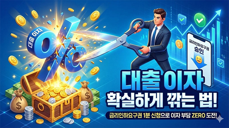 금리인하요구권 신청 방법과 대출 이자 줄이는 꿀팁 (AI 활성)